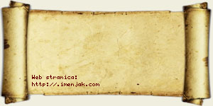 Janko Krneta vizit kartica